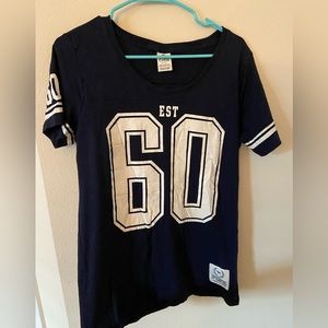 EUC Victorias Secret Pink Dallas Cowboys Graphic Tee
